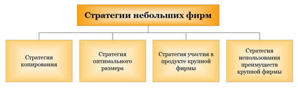Стратегии небольших фирм