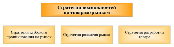 Стратегии возможностей по товарам/рынкам