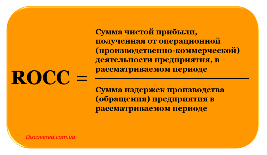 ROCC - рентабельность текущих затрат ROCC - рентабельность текущих затрат