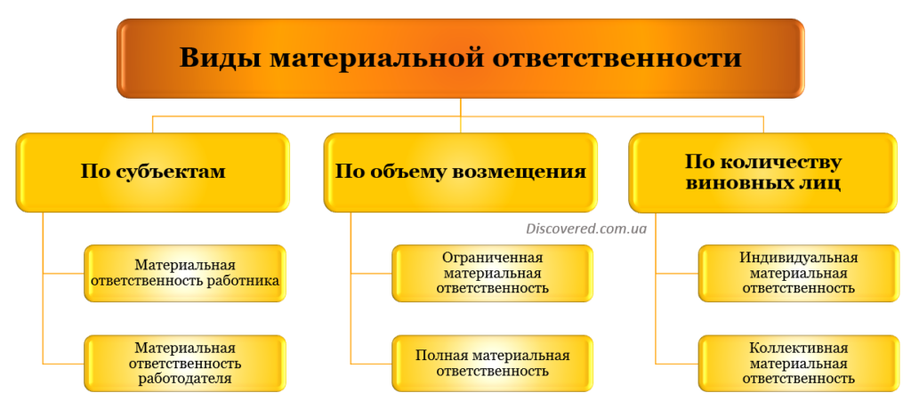 Материальная ответственность (Виды материальной ответственности)