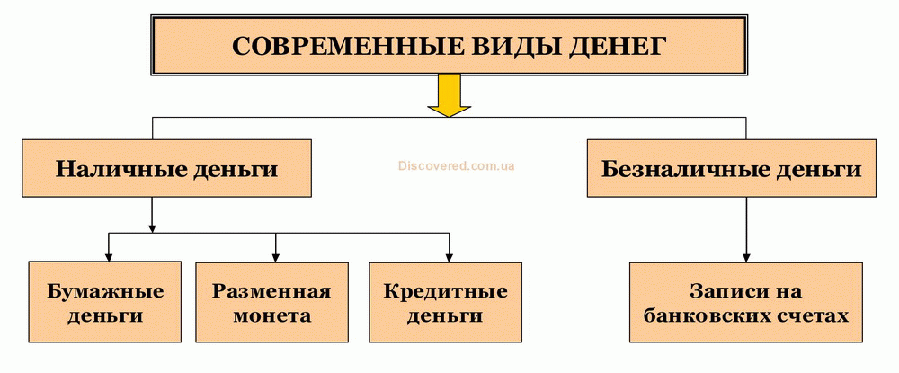 Современные виды денег Современные виды денег